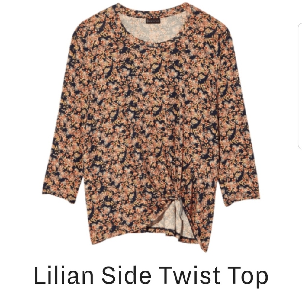 Side twist top